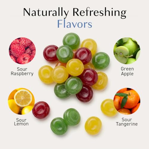 Image of Three Lollies Preggie Drops Pregnancy Nausea Lozenges with Essential Oils & Fruit Extracts, Morning Queasiness Lozenges for Pregnant Women, Natural Sour Drops Variety Pack, 32 Count