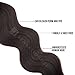 Sensationnel Empire bundles- body wave 10a tangle shed free human hair for weaving and sew in styles - 1 pack (10 inch, NATURAL/BLACK)