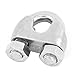 Aexit Hardware Single Material handling Saddle 10mm Wire Rope Clip U Bolt Clamp Fastener Model:77as423qo564