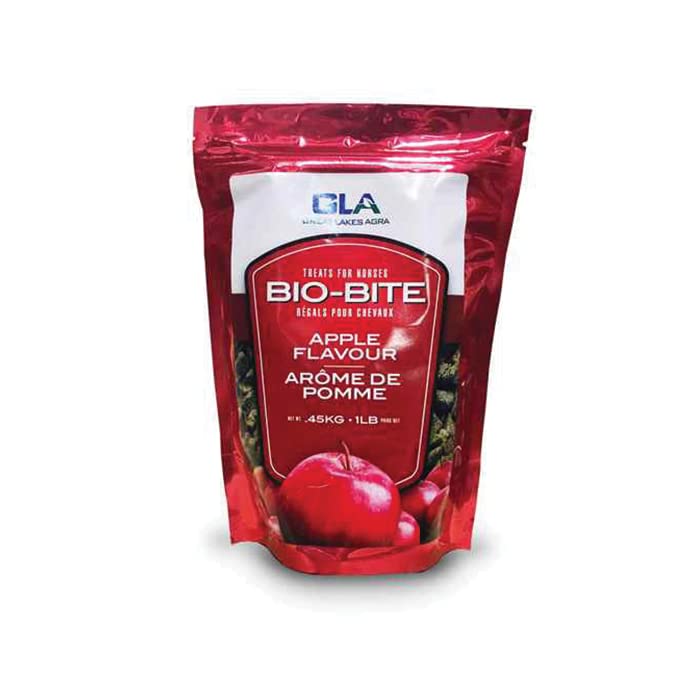 Canadian Horse Treats with Essential Nutrient High Fiber Alfalfa Timothy No Sugar Added, Apple Flavour