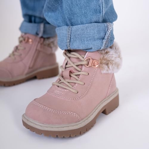 Toddler Boots for Girls - Fashionable, Durable & Lightweight Boots - Leather, Non-Slip Insoles - Stylish Footwear for Kids4