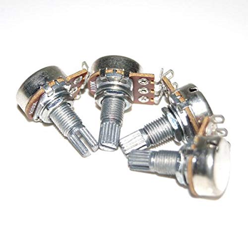 Piezas de guitarra 2X 4pcs 100K Ohm Mini Control A Potenciómetro para guitarra eléctrica Volumen Pot
