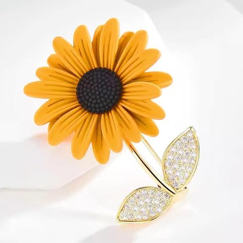 Image of Rhinestone Brooch Pins for Women, Vintage Crystal Enamel Brooches, American Flag Pin Patriotic Lapel Pins Gift for Suit Clothes Bag Accessories