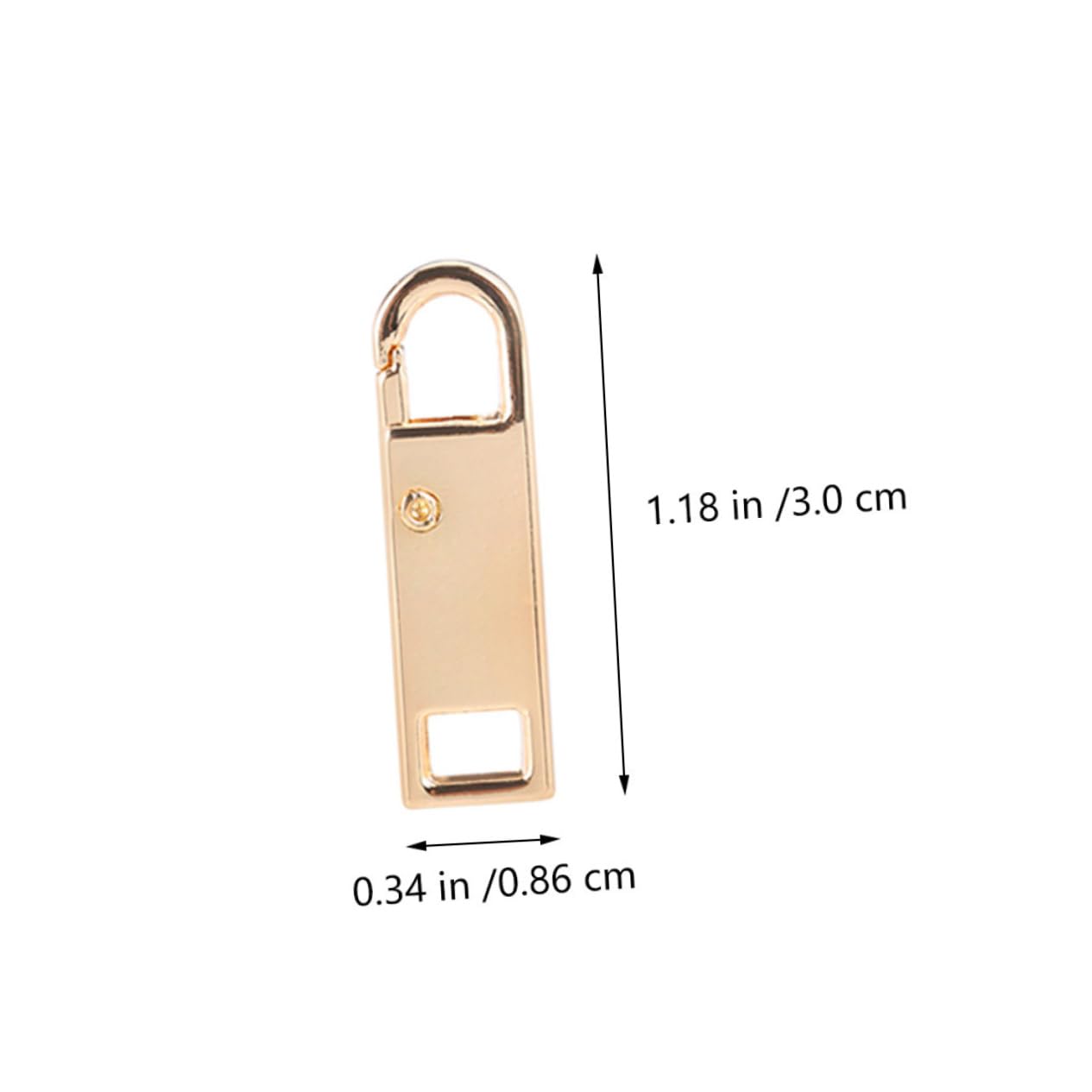 SHINEOFI 60piezas Tiradores Multifuncionales De Cremallera Para Accesorios De Equipaje y Bolsos Solución Para Reemplazo De Pestañas De Cremallera Para Mochilas y Maletas