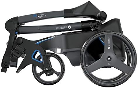 Motocaddy S3 PRO Lithium DHC Electric Golf Trolley folded