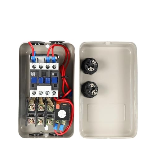 Arrancador Magnético de Motor Eléctrico QCX5-12 220V/240V 2.2KW 3HP 3 o 1 Fase Interruptor Magnético para Motor miniatura 1