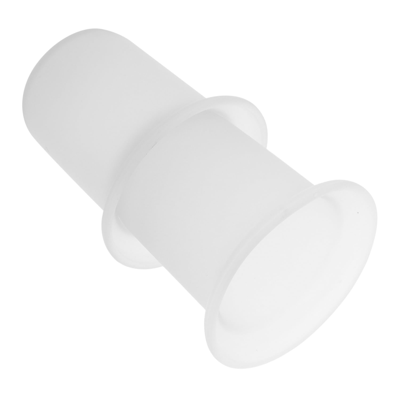 Support de WC en verre mat au design compact et revêtement antidérapant haute performance