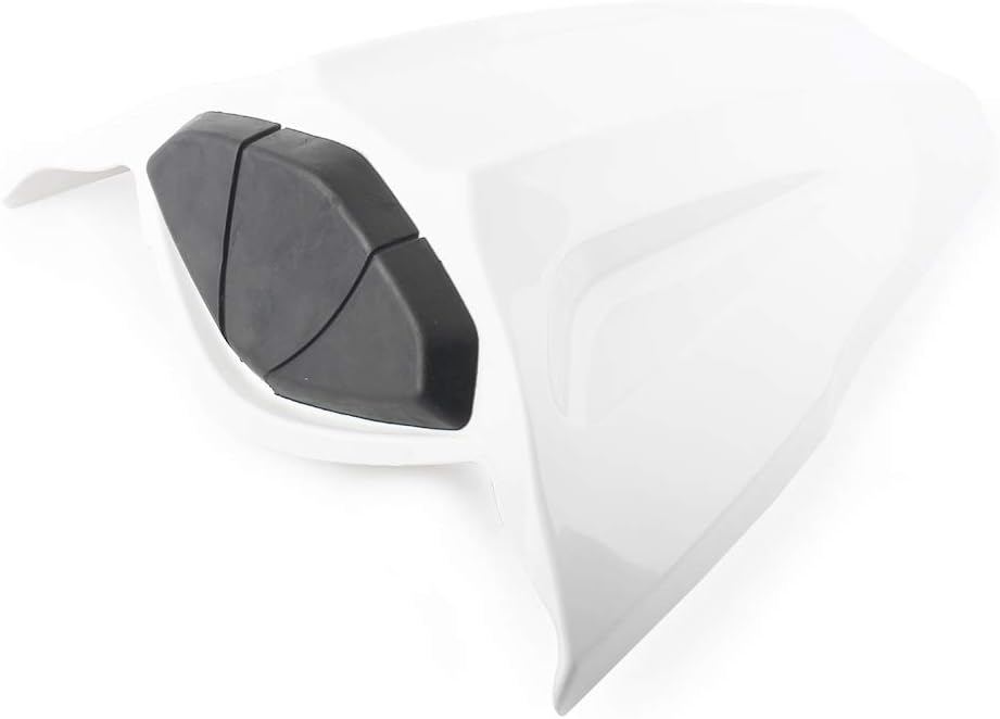 CNxinn10 Rear Pillion Seat Cowl Fairing Cover Passenger Rear Seat Cover Cowl for Kawasaki Ninja ZX10R 2011-2015, White