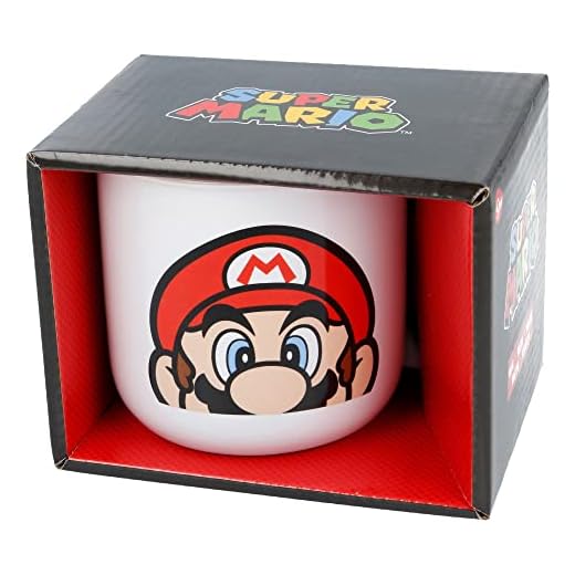 Taza desayuno de cerámica de 400 ml de Super Mario