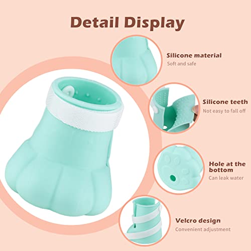Cat Muzzle And Boots, Cat Breathable Bubble Helmet Hood And 4-Pack Silicone Cat Claw Covers Adjustable Uiinosoo For Bathing Grooming Bathing Nail Trimming To Prevent Bites, Large #TOP2