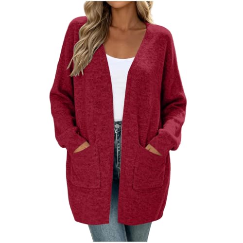 Cardigan Sweaters for Women Open Front Coats Long Sleeve Fashion Jackets - image 3