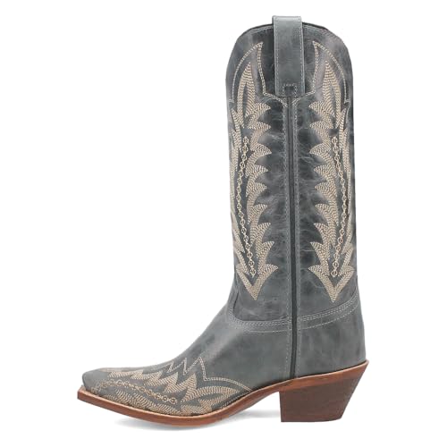 Laredo Blue/Blue Emmylee Women's Leather Boots 522073