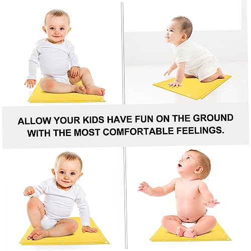 Asakkura 1Pc Kruipen Mat Cartoon Tapijt Oefening Vloermat Alfombra Kids Flots Peuter Tapijt Vloermat Voor Kinderen Silicagel Geel Grote Kinderen Kruipen Mat Woonkamer Tapijt Cartoon - Afbeelding 8