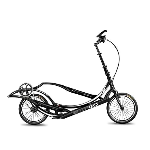 ElliptiGO 11R Long Stride Outdoor Elliptical Bike and Best Hybrid Indoor Exercise Trainer, Black