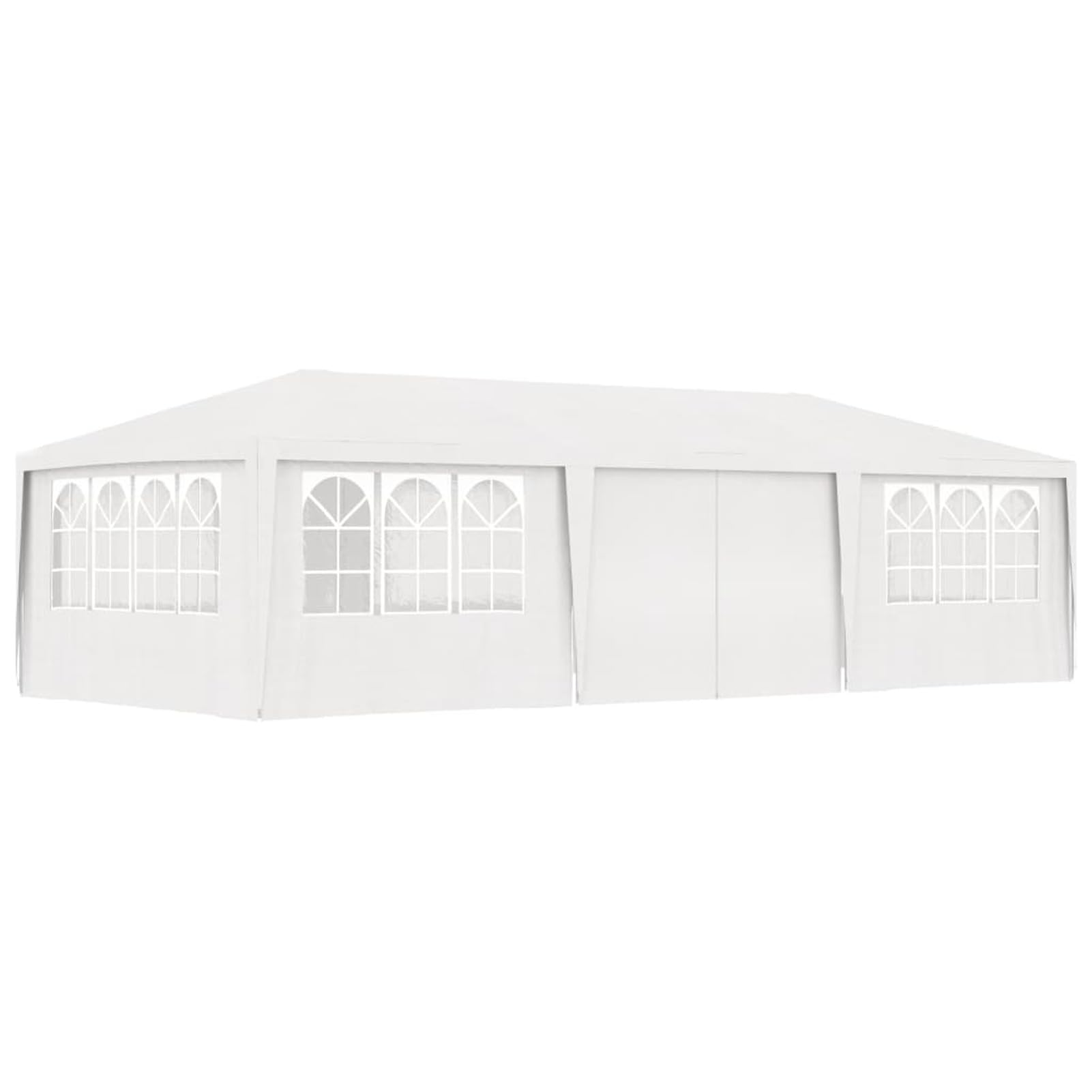 Gazebo Professionale con Pareti 4x9 m Bianco 90 g/m²,Gazebo,Gazebo Professionale,Gazebo da Giardino,Gazebo Esterno-48529
