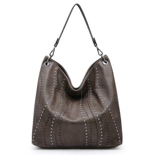 Image of Large Hobo Bags for Women Designer Crossbody Shoulder Purses PU Leather Tote Handbags with Wallet | Large