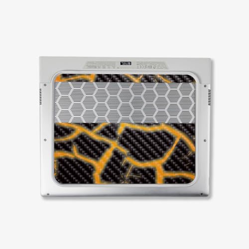 Image of MightySkins Carbon Fiber Skin Compatible with Alienware X14 R2 (2023) Full Wrap Kit - Lava Rock | Protective, Durable Textured Carbon Fiber Finish | Easy to Apply & Change Styles | Made in The USA