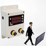 Contapersone, contatore del traffico clienti del negozio, contatore visitatori con 2 senso...