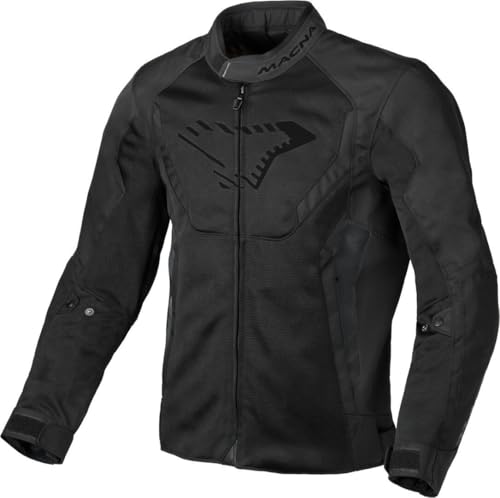 Macna Grisco Solid - Chaqueta textil para moto, schwarz, L