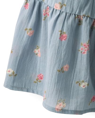 Image of The Children's Place Girls' Smocked Top and Skirt 2 Piece Set