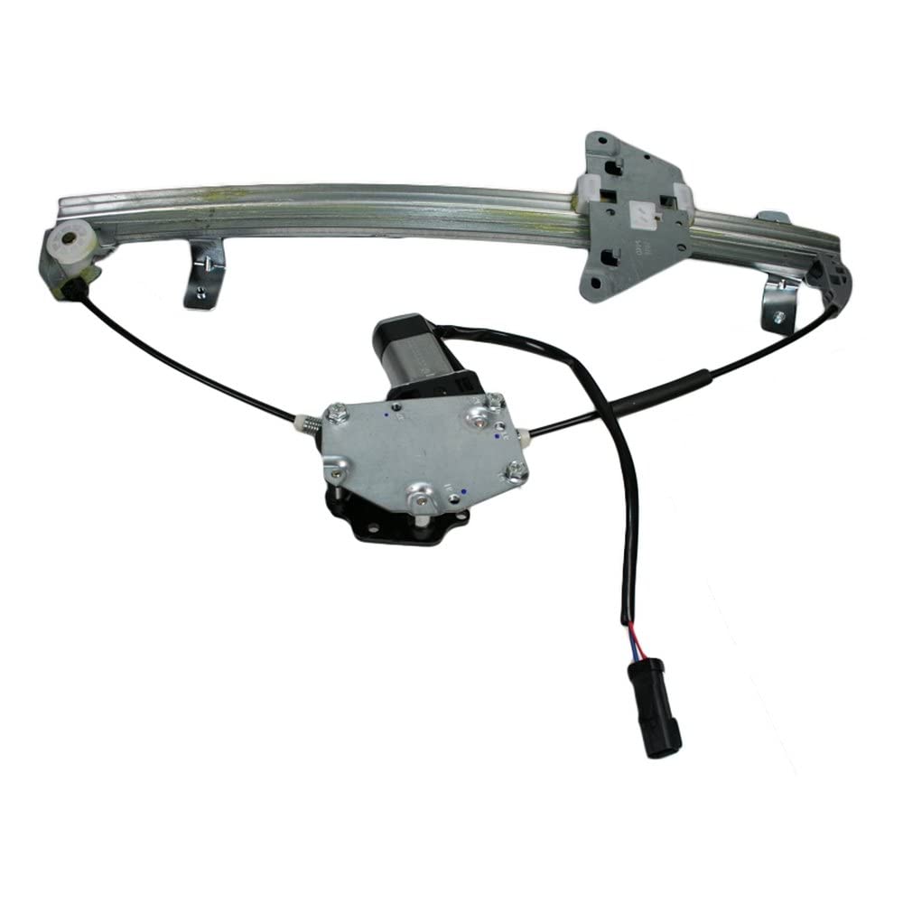 TRQ Rear Left Power Window Regulator &amp; Motor Assembly Drivers Side Compatible with 2000-2004 Dodge Dakota 1998-2003 Durango CH1550104