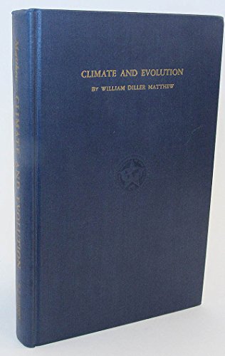 Climate and evolution, (Special publications of... B000859TAO Book Cover
