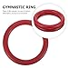 Happyyami 2Pcs Abs Gymnastics Rings for Indoor Outdoor Fitness Training Anti-Skid Heavy Duty Hanging Workout Circles with Comfortable Grip for Adults