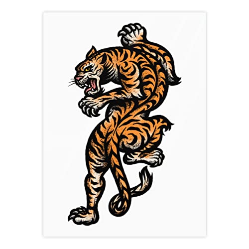 クリスタルステッカー 虎 タイガー トラ 防水 ノートシール スーツケース ウォールステッカー DIY 手作り 日記 カレンダー アルバム パソコン カーステッカー ベッドルーム PC 汎用 車ドア 窓 スケートボード 装飾用 車用
