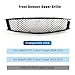 sosega Front Bumper Grill For Infiniti G37 2 Door Coupe 2008-2013,Q60 2 Door Coupe 2014-2015 Front Bumper Upper Honeycomb Grille (Glossy Black, 2 Door Coupe)