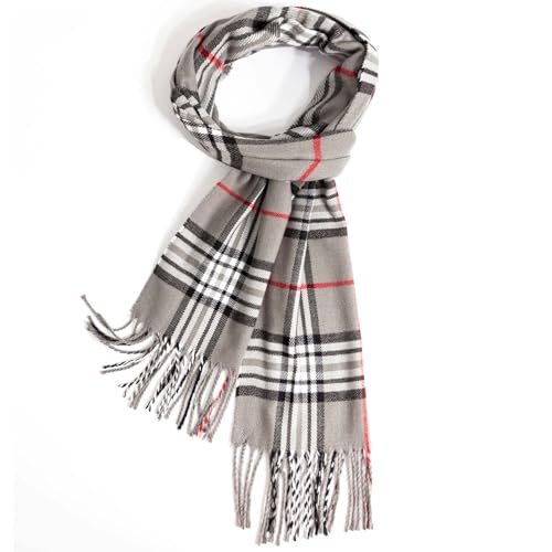AUSEKALY Scarf For Women Men Winter Plaid Neck Scarves Fall Softest Classic Warm Lightweight3