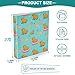 ALAZA Capybara Flamingo Blue 3 Ring Binder Holds of 200 Sheets Fits Letter Sized Paper D-Ring Organizer for School Home Work Office Supplies 2 Pack