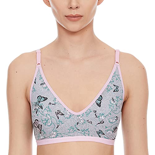 Image of Clovia Women's Cotton Non-Padded Wire Free Full Cup Coverage Bra