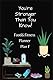 You’re Stronger Than You Know! Food & Fitness Planner: A 90 Day Portion Control Meal & Workout tracker for Plan F 2500-2800 Calories