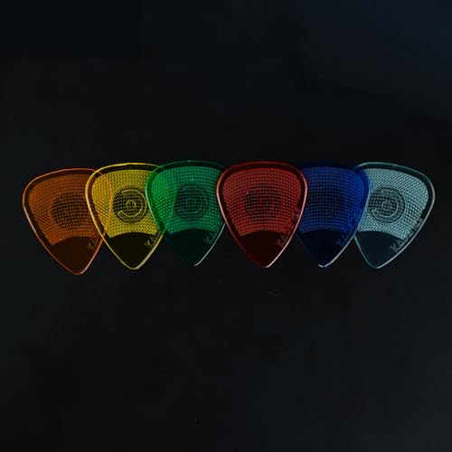 Image of Kadence 10 Guitar Picks with Hostile Grip in 0.48, 0.58, 0.71, 0.77, 0.88 and 0.99mm with Mix Colors, Anti slip, Stronger, Guitar Plectrums (Mix Colors and Various Thickness)