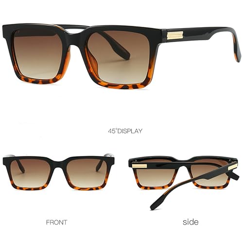 Image of Kursan Trendy Rectangle Sunglasses for Men Women Classic Lightweight Frame Shades