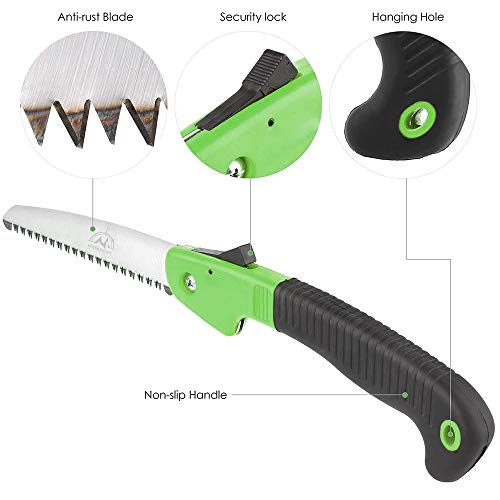 Sierra Plegable de Podar 7" con Mango Ergonómico miniatura 3