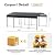 HOMPUS Outdoor Carport, 12'x20' Carport with Galvanized Steel Roof, Heavy Duty Canopy for Garage, Outdoor Garage Car Shelter Shade for Car, Grey