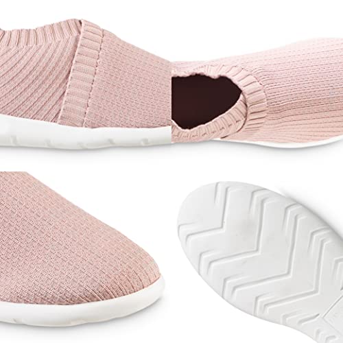 isotoner Zenz Womens Casual Slippers, Lightweight Recycled Sport Knit Summer Slip-Ons4
