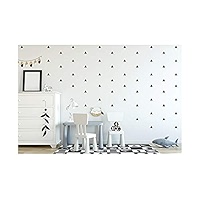 StickerDeen | Triangle Arizona Style Polygon Shape Decoration Removable Window, Furniture, Nursery Wall Art Vinyl Decal Stickers Gift | (Pack 80) ( Black