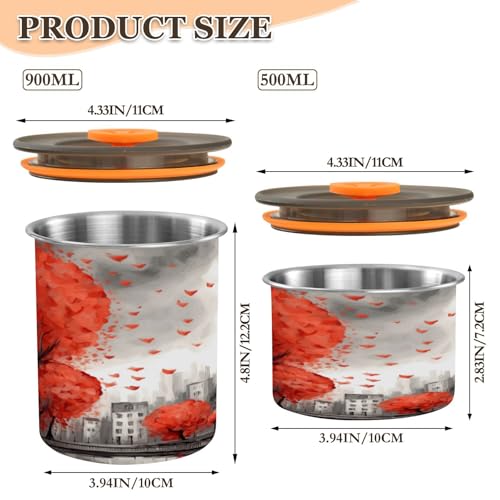 Envase hermético para café acero inoxidable 500ml miniatura 2