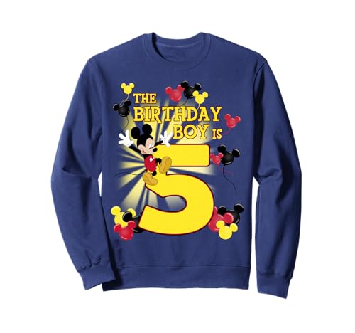Sweat Mickey 5th Birthday Boy pour éviter les irritations de peau