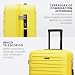 Imagen de WITTCHEN Skyspeed Line Maleta Mediana rígida ABS con Ruedas Trolley de Viaje Cerradura de combinación Asa telescópica 4 Ruedas Amarillo Ryanair