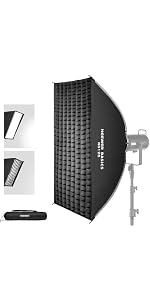 Amazon | NEEWER 120cmソフトボックス パラボリックソフトボックス