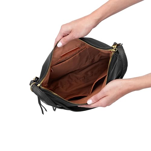 Image of HOBO Merrin Leather Bucket Backpack Convertible to Shoulder Bag for Women