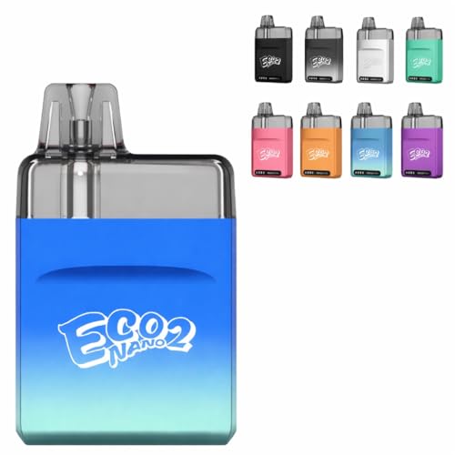 �x�p���b�\ ECO Nano 2 Pod System Kit 1000mAh 6ml Vape �x�C�v �X�^�[�^�[�L�b�g �d�q�^�o�R �։� �[�d�� �j�R�`���t���[ (Sky Blue)