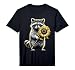 Raccoon Holding Sunflower Cute Flower Mothers Day Performance T-Shirt