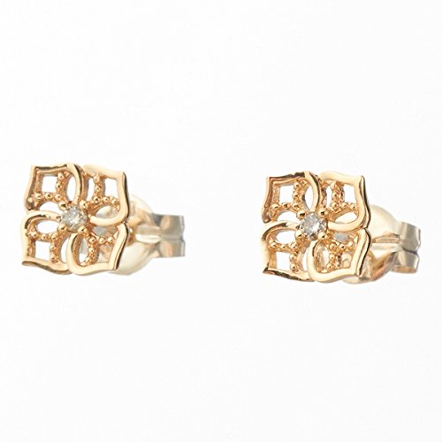 ［アガット］ agete 【K10ダイヤモンドピアス】 1015111200908999