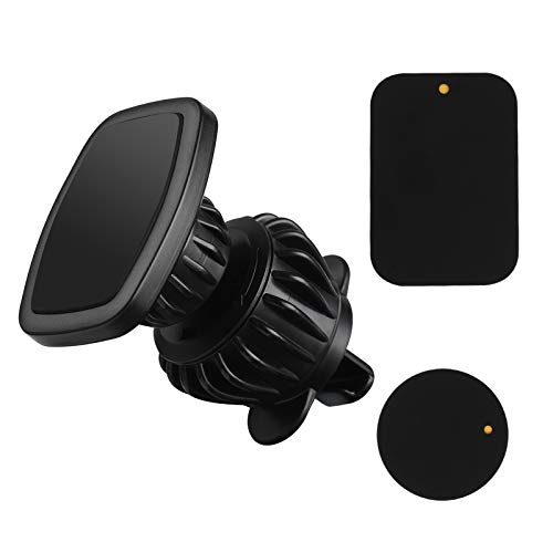 Accesvo Support magnétique pour téléphone portable, crochet de sécurité, mise à niveau de rotation à 360 u00b0 avec 6 supports magnétiques puissants, compatibles avec tous les smartphones