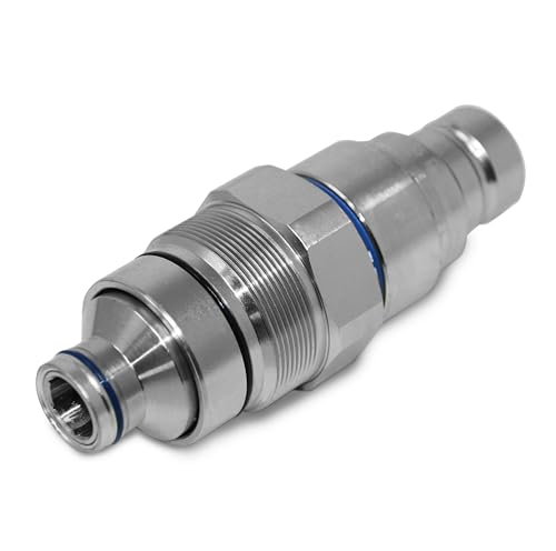 Image of Aftermarket Replacement 3 /4 inch High Flow Cartridge Male Flat Face Coupler Manifold 4BD4FH Block Skid Steer TL65