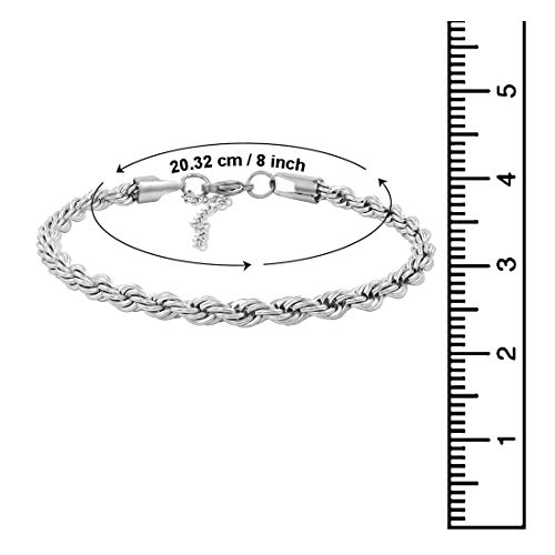8 inch Stainless Steel Chain Bracelet
